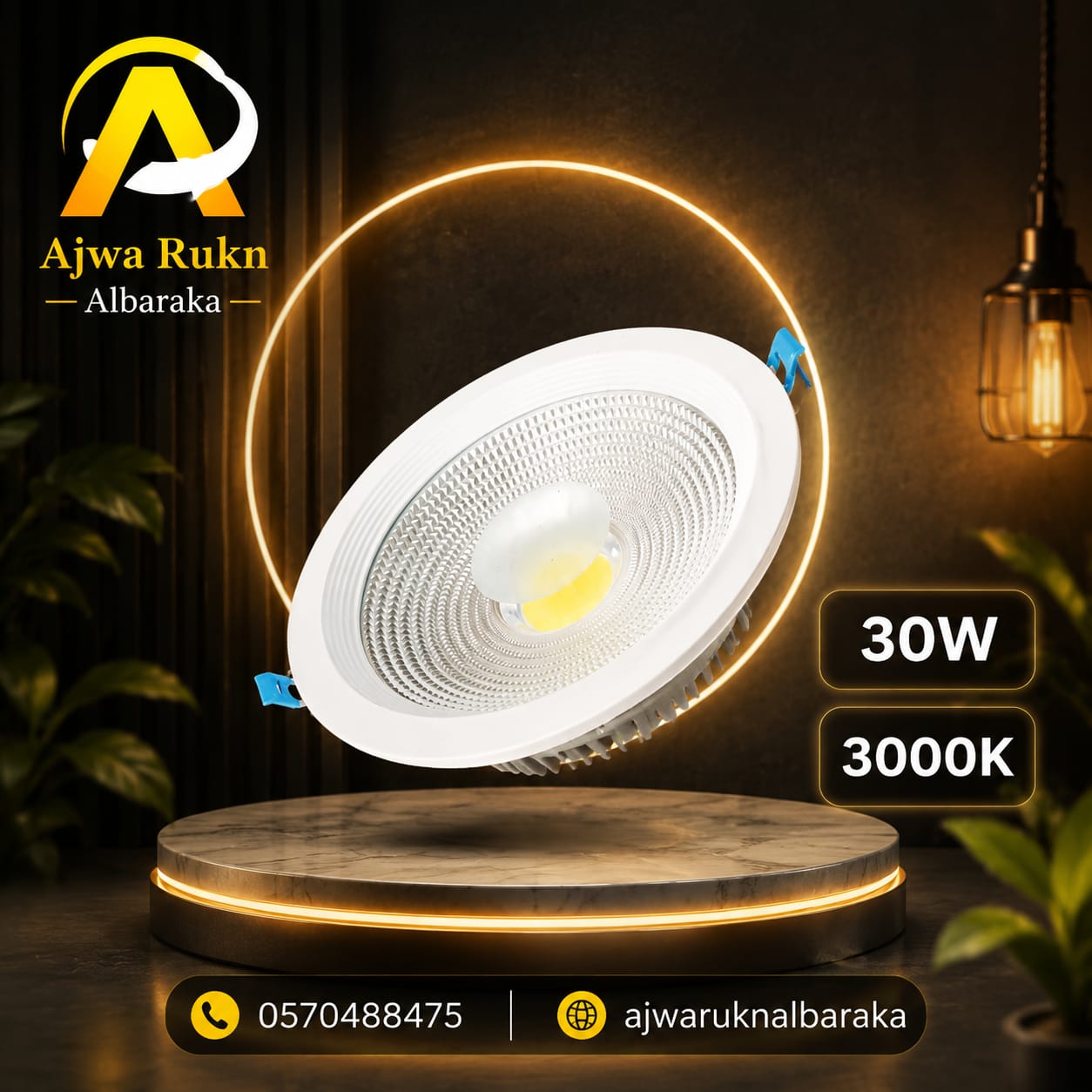 8" LED 30W TSHYDAN 3000K